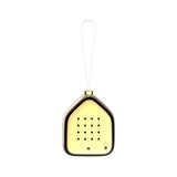 JINGLE BELLS Kerst Ornament met sensor en Feestelijk geluid, Gold Glow