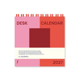 A-Journal Bureaukalender 2027, Pink Red