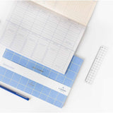 A-Journal Desk- en Weekplanner - Afscheurbaar bureaublok, Lavender blue