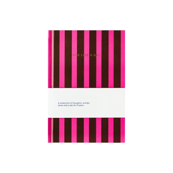 A-Journal FABRIQUE One line a day Agenda, Stripes