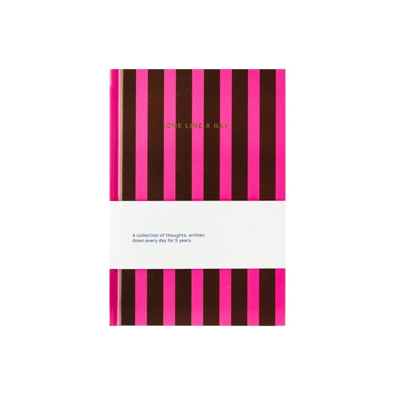 A-Journal FABRIQUE One line a day Agenda, Stripes