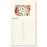 A-Journal FABRIQUE Spiraal Verjaardagskalender, Flowers Beige