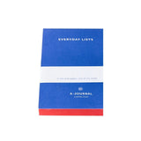 A-Journal Notitieblok met afscheurbare vellen 'Everyday Lists', Blauw