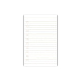 A-Journal Notitieblok met afscheurbare vellen 'Everyday Lists', Blauw
