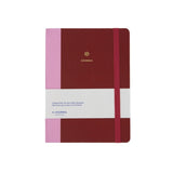 A-Journal Notitieboek met Soft Touch Hardcover, Cherry Red