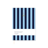 A-Journal Personal Journal Stripes Blue