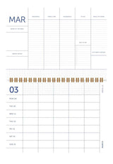 A-Journal Spiraal Family Planner 2026, Beige