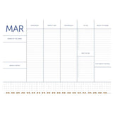 A-Journal Spiraal Family Planner 2026, Beige