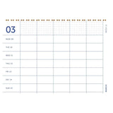 A-Journal Spiraal Family Planner 2026, Beige
