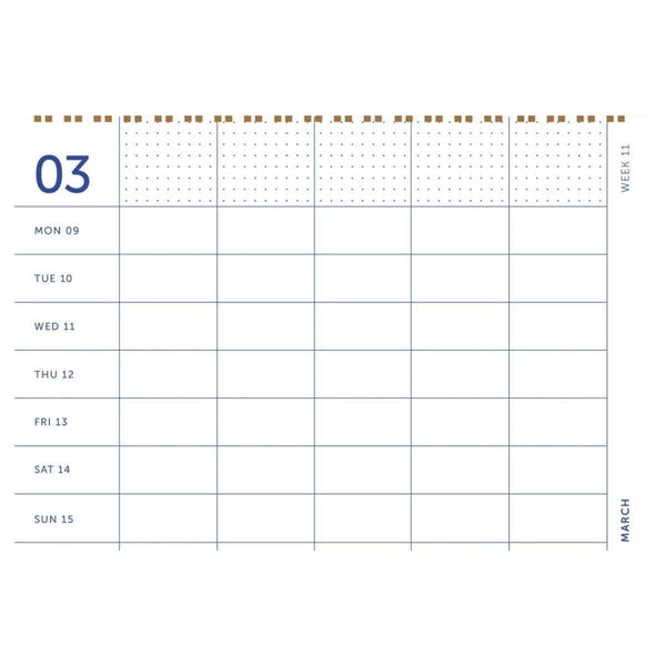 A-Journal Spiraal Family Planner 2026, Beige