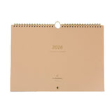 A-Journal Spiraal Family Planner 2026, Beige