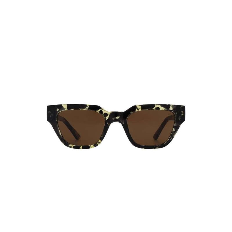 A.Kjaerbede KAWS Zonnebril, Black / Yellow Tortoise