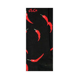 Alfredo Gonzales Sokken met Chilipepers, Black