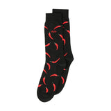 Alfredo Gonzales Sokken met Chilipepers, Black