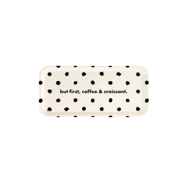 All The Ways To Say Coffee Tray, Painted Dots But first coffee