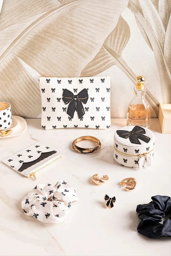 All The Ways To Say Pouch bag, Black Bow