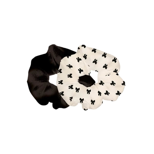 All The Ways To Say Scrunchies Duo, Black Bow