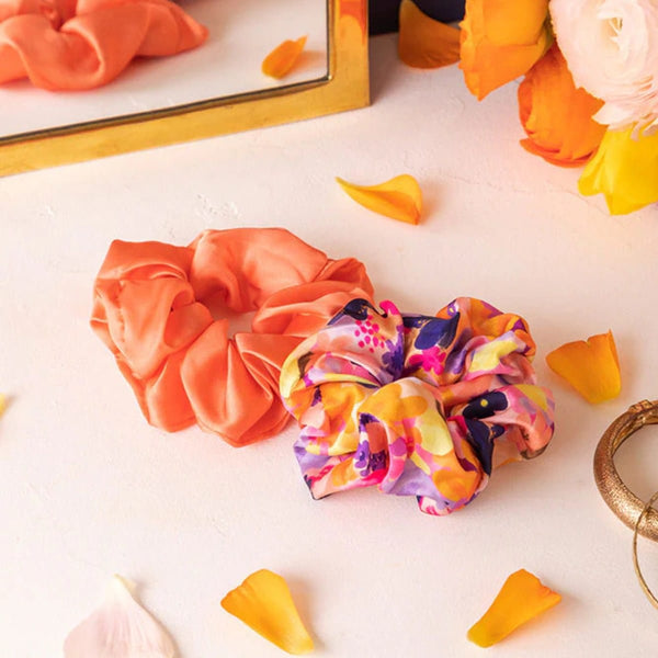 All The Ways To Say Scrunchies Duo, Flower Garden
