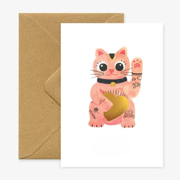 All The Ways To Say Wenskaart dubbel, Lucky Cat