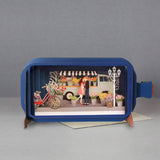 Alljoy Design MESSAGE IN A BOTTLE 3D Pop Up Wenskaart, Couple