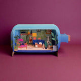 Alljoy Design MESSAGE IN A BOTTLE 3D Pop Up Wenskaart, Honden