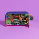 Alljoy Design MESSAGE IN A BOTTLE 3D Pop Up Wenskaart, Jungle