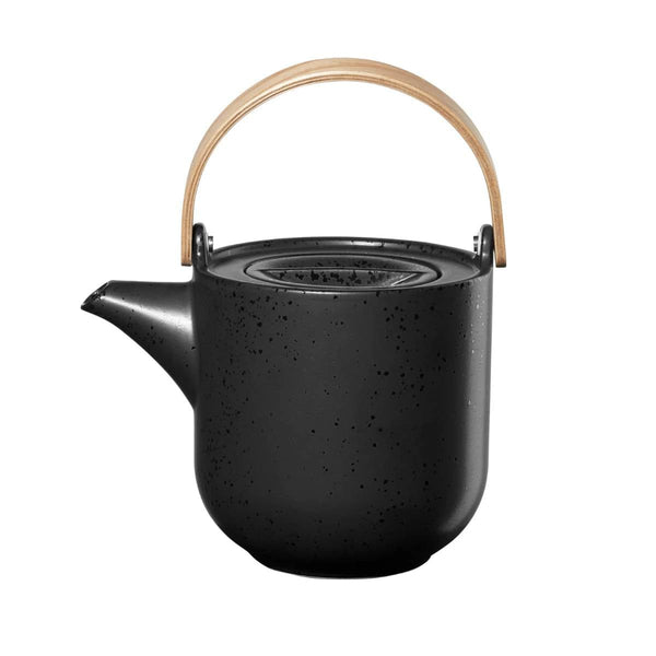 ASA COPPA Theepot met houten handvat, Kuro 1 liter