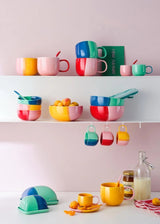 Asa Selection JOY Groen/Blauwe Tas, Blueberry Smoothie