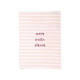 Asa Selection Katoenen Keukenhanddoek met strepen, More pasta please