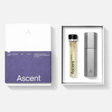 Ascent Hervulbare Mannenparfum Startset, Purple Grijs