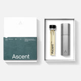 Ascent Hervulbare Mannenparfum Startset, Teal Grijs