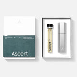 Ascent Hervulbare Mannenparfum Startset, Teal Zilver