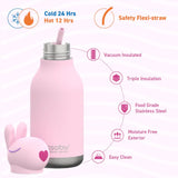 Asobu BESTIE Thermos Drinkfles, Bunny