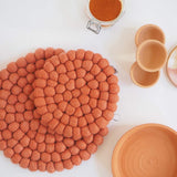 Aveva Design ROUND TRIVET Panonderzetter, Terracotta