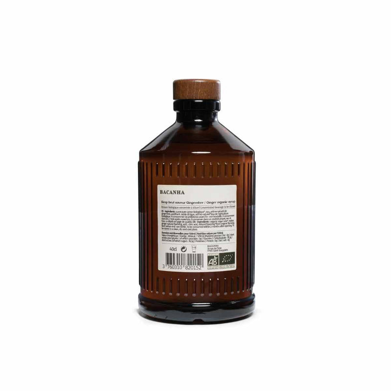 Bacanha Biologische siroop, Gember 400ml