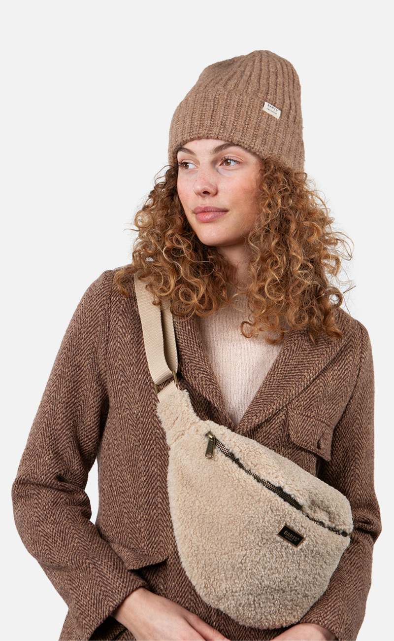 Barts BUGBANE Heuptasje in imitatie Teddybont, Beige