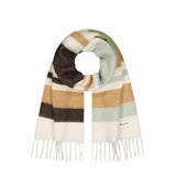 Barts ELUZABETH Color Block Sjaal, Dark Brown