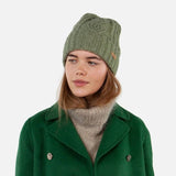 Barts FARRAH Dames muts met kabelpatroon, Pale Army