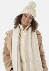 Barts FYONE Warme zachte Dames Sjaal, Cream