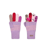 Barts PUPPET Grappige puppet Kinderhandschoenen, lilac size 3