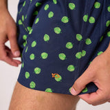 Billybelt Boxershort van Bio katoen, Monstera leaf