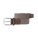 Billybelt Gevlochten effen riem, Beige taupe