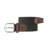 Billybelt Gevlochten effen riem, Khaki green