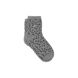 Billybelt Glitter sokken met Luipaardmotief, Grey
