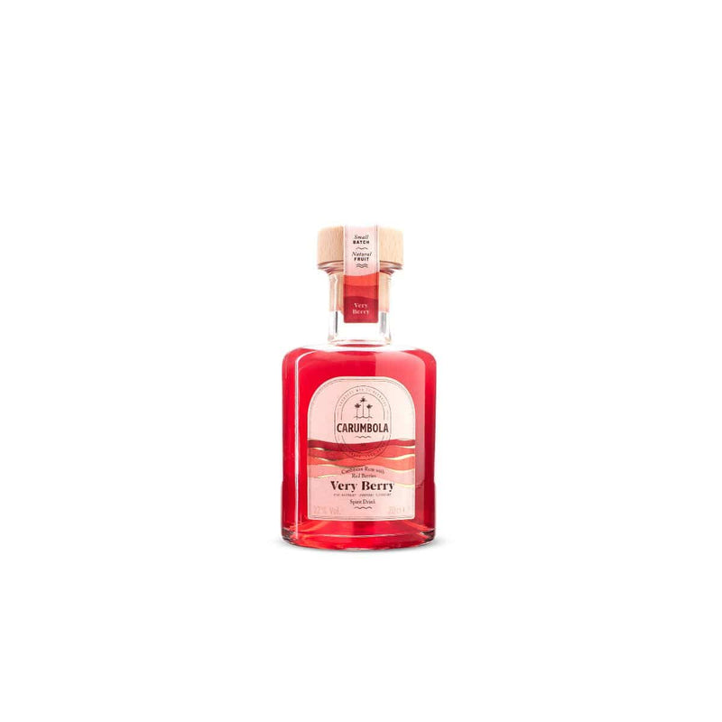 Carumbola VERY BERRY, Rumbased Spirit met Rode bessen, 20cl