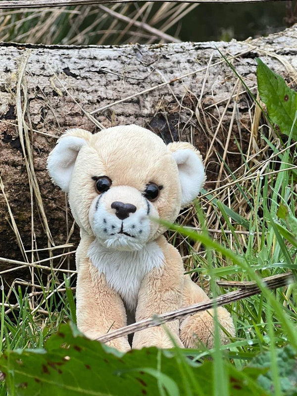 Charlie Bears CUDDLE CUB Kleine zachte Knuffel, Leeuwin