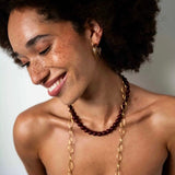 Ellen Beekmans 5-delige gouden oorringen