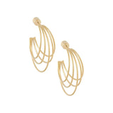 Ellen Beekmans 5-delige gouden oorringen