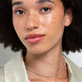 Ellen Beekmans Fijne Choker Ketting met Strass