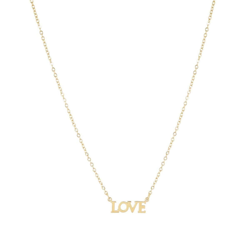 Ellen Beekmans Fijne gouden "LOVE" Ketting